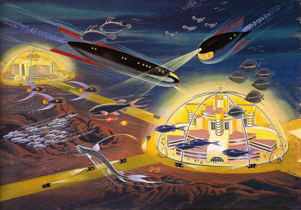 An underwater city